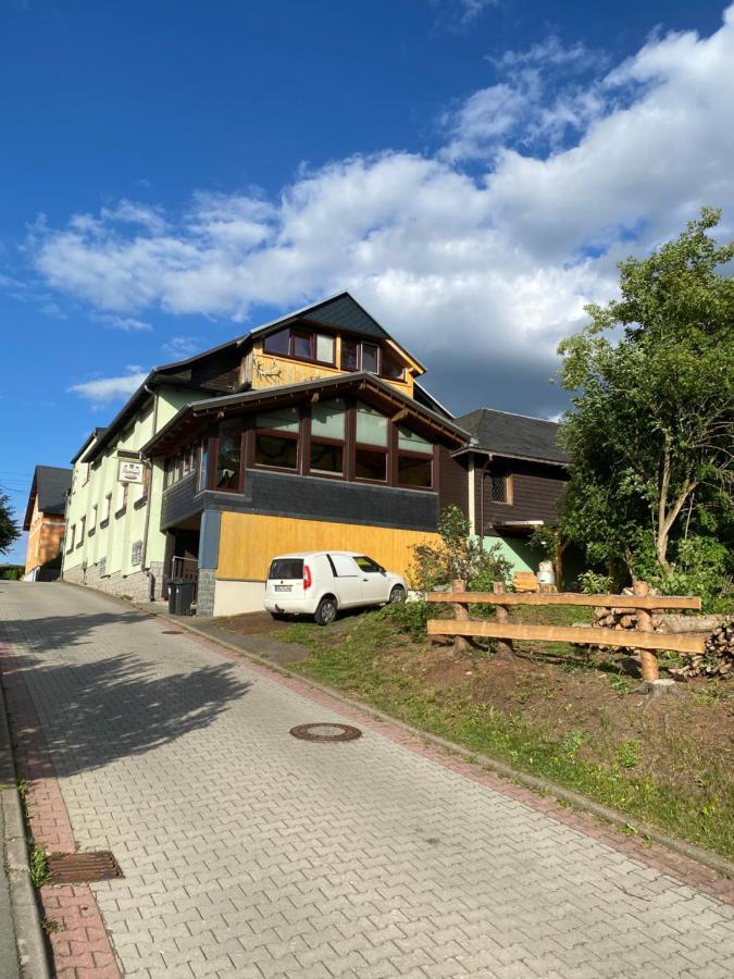 Ruhige Ferienwohnung Dreihansen Лёсниц Экстерьер фото