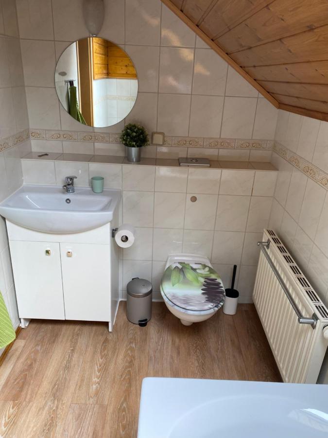 Ruhige Ferienwohnung Dreihansen Лёсниц Экстерьер фото